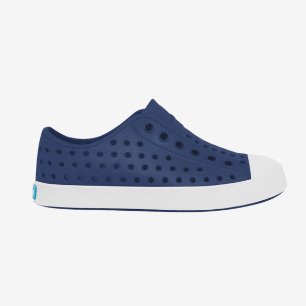 Native Jefferson Toddler Summer Shoes in Regatta - Blue